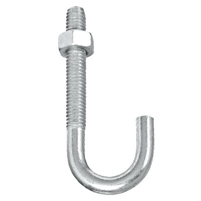 15 1//2” Foundation J anchor bolts 12” With Nut